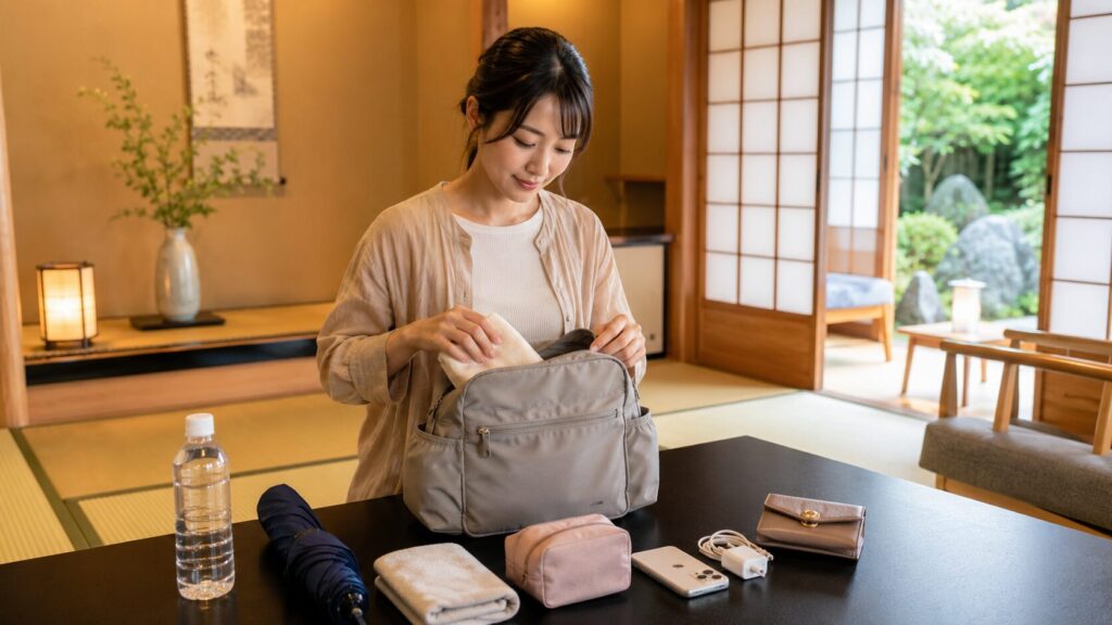 日帰り旅行の持ち物完全版｜最低限から温泉まで忘れ物対策も解説