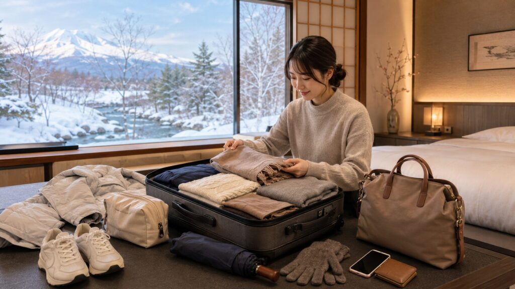 北海道旅行の持ち物完全ガイド｜女性や季節別の服装と必需品一覧