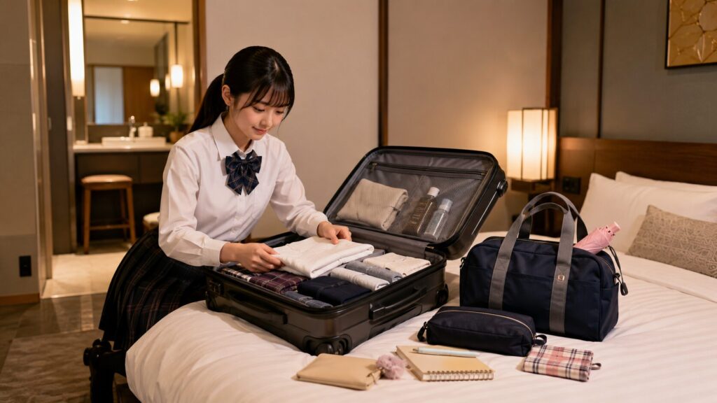 修学旅行の持ち物女子版｜中高生の必需品と生理対策を完全解説