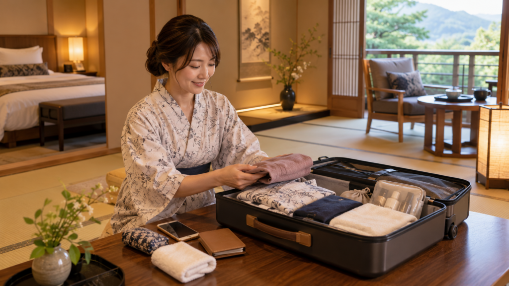 温泉旅行の持ち物完全版｜女子旅や1泊2日・カップル向けの必需品